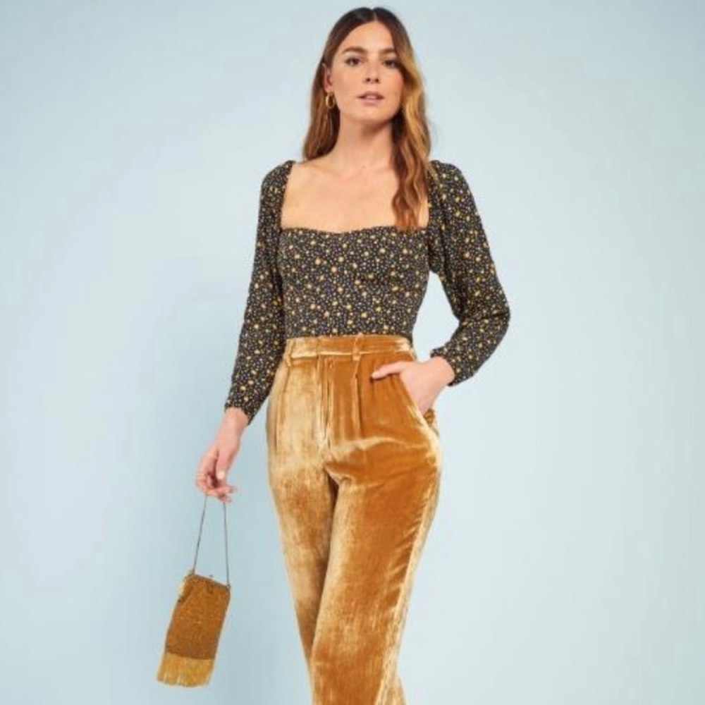 Reformation Marjorie Sweetheart Blouse - NWT - Size 14